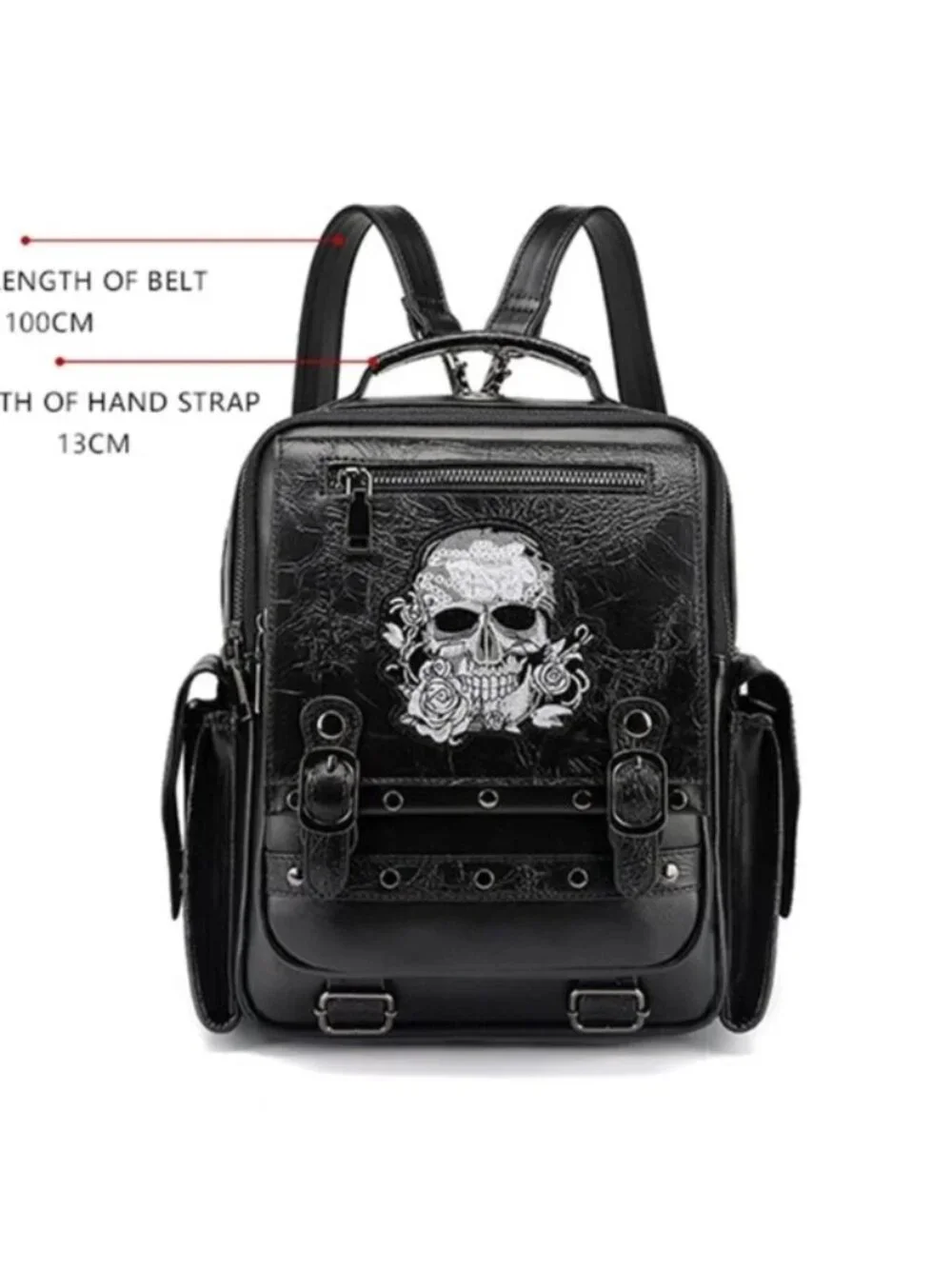 Women Skull Head Backpack
